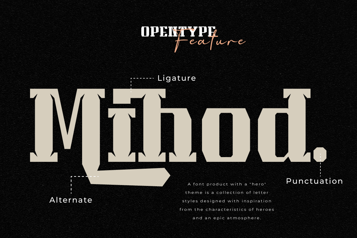 Marithan | Display Hero Font, a Serif Font by twinstd (Photo 2 of 13)