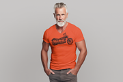 T-shirt Mockup, a Shirt Mockup by Graxaim Mock-up (Thumbnail 1 of 5)