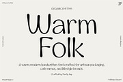 YJ Warm Folk, a Handwritten Font by YENTY JAP CO (Thumbnail 1 of 24)