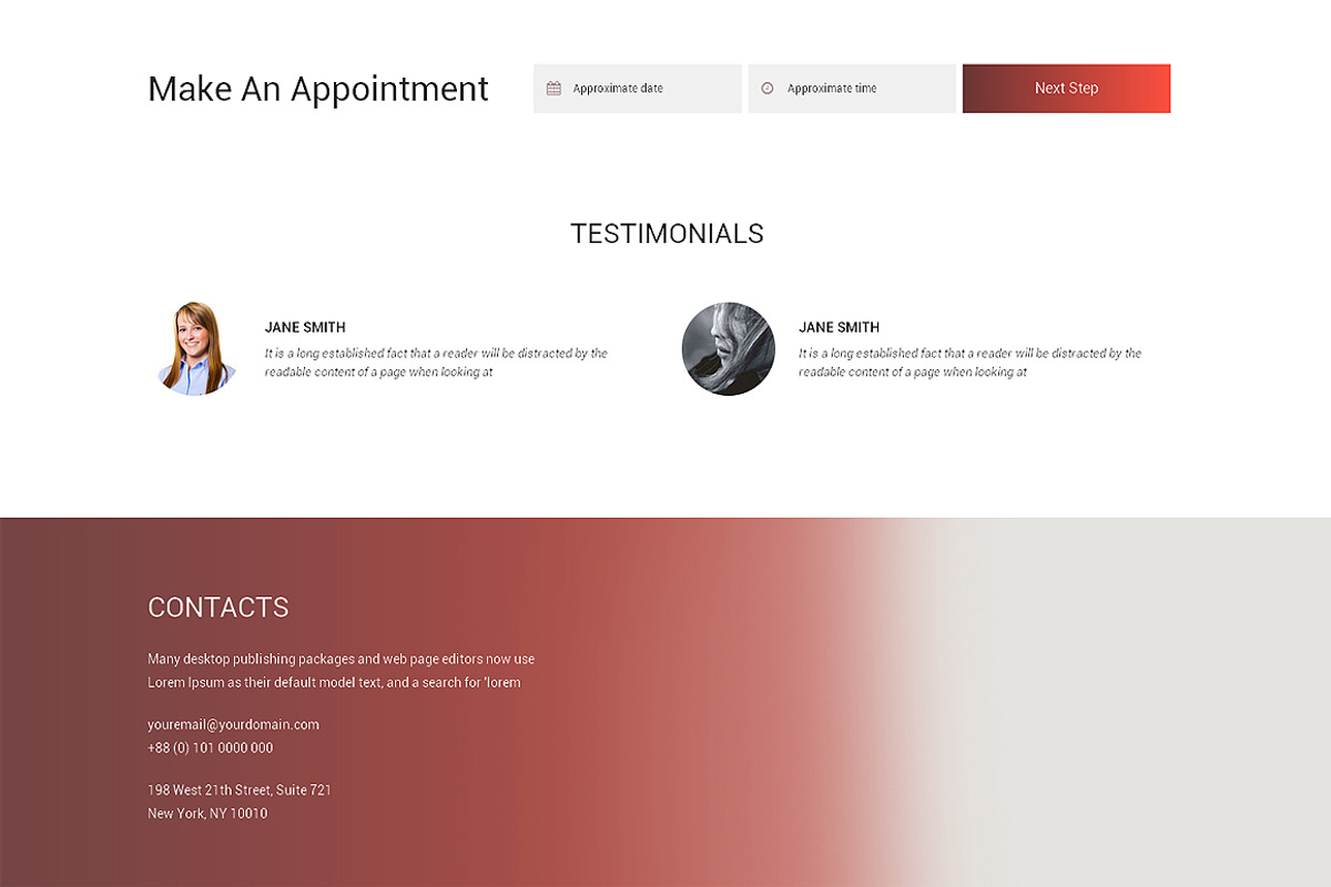 Hair Salon Responsive One Page Theme, a HTML Template by IceTemplates (Photo 3 of 3)