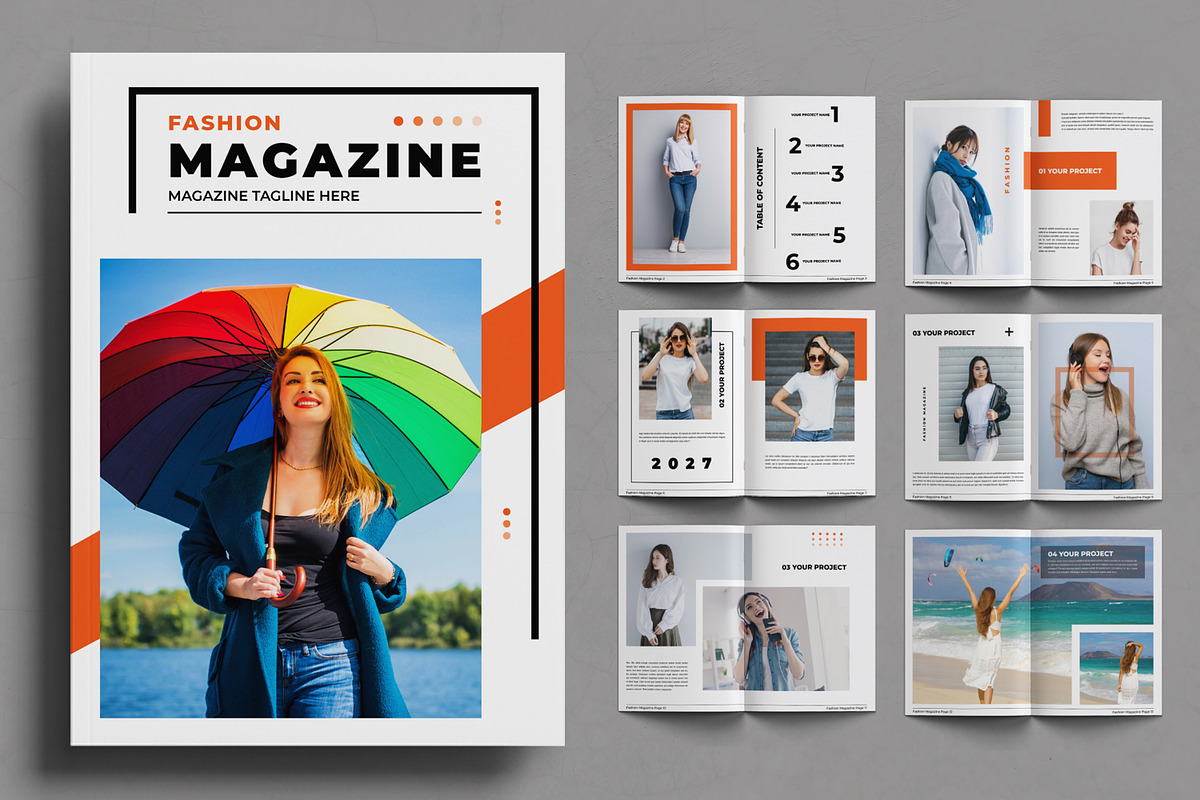 Fashion Magazine Layout, a Magazine Template by ContestDesign (Photo 1 of 4)
