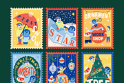 80 Christmas Stamp Bundle, a Seasonal Illustration by Vectors Market (Thumbnail 11 of 12)