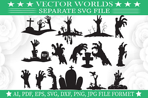 Hand Of The Grave Svg