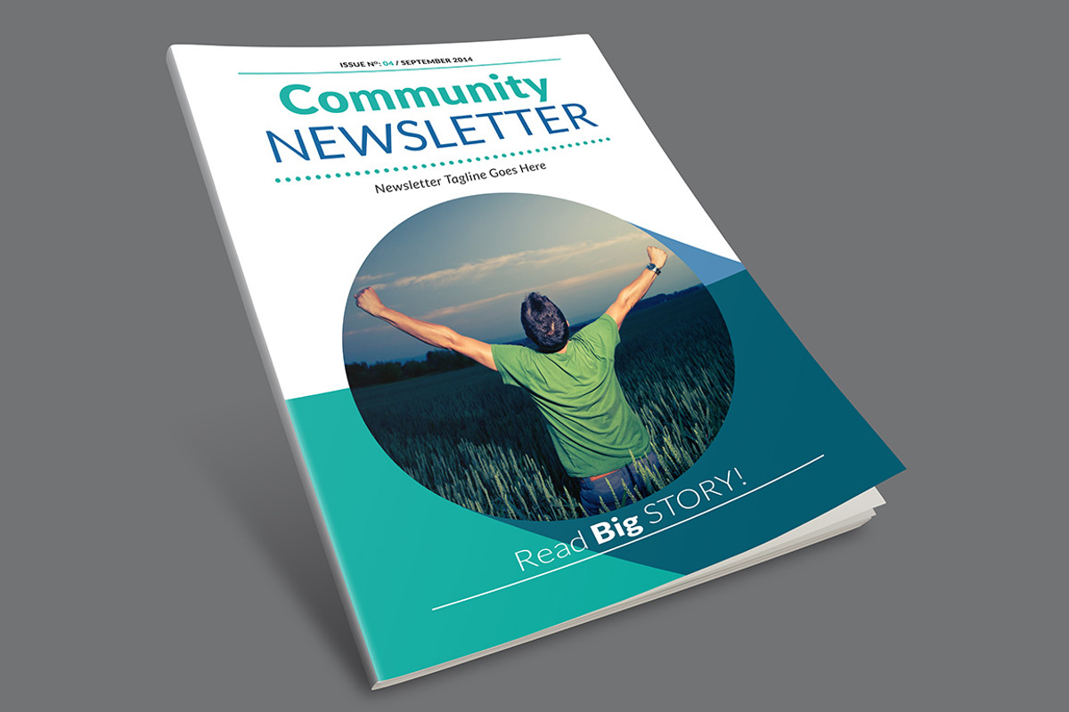 Community Newsletter, a Magazine Template by IndieStock (Photo 1 of 5)