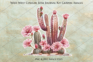 Wild West Cowgirl Junk Journal Kit