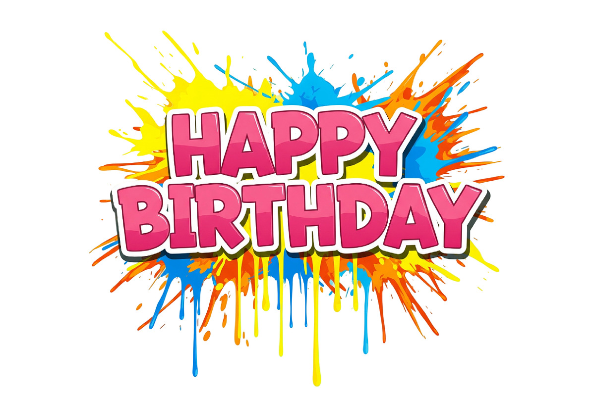 Happy Birthday Png, an Illustration by Design Market (Photo 4 of 8)
