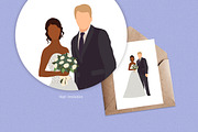 Wedding people bride and groom, an Object Graphic by CreativeByLu (Thumbnail 3 of 7)
