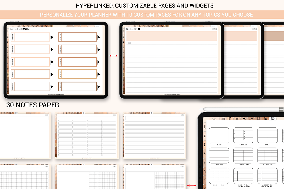 All-in-One Planner 2025 Dated Undate, a Templates & Theme by Plamarplanners (Photo 8 of 10)