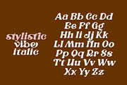 Stylistic Vibe, a Sans Serif Font by Joko Setiono (Thumbnail 19 of 21)