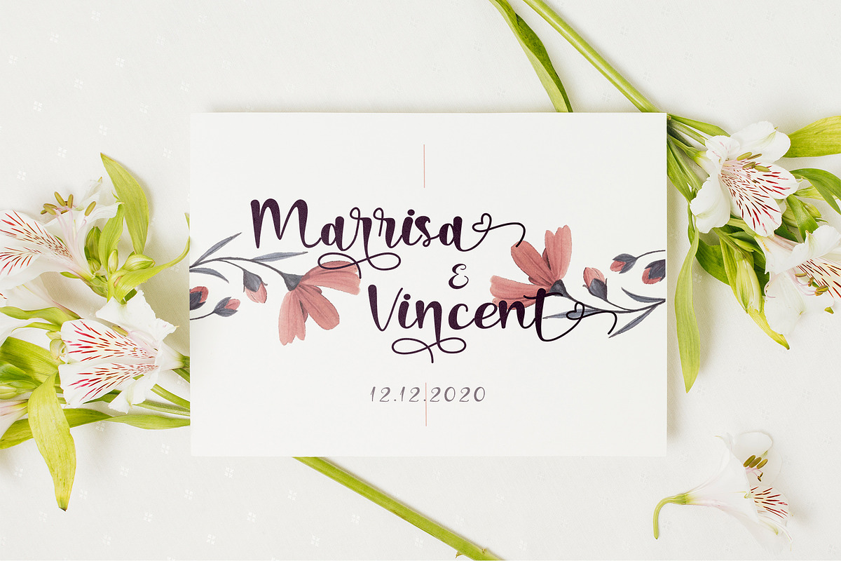 Christmas Lights, a Script Font by Letterara (Photo 8 of 10)