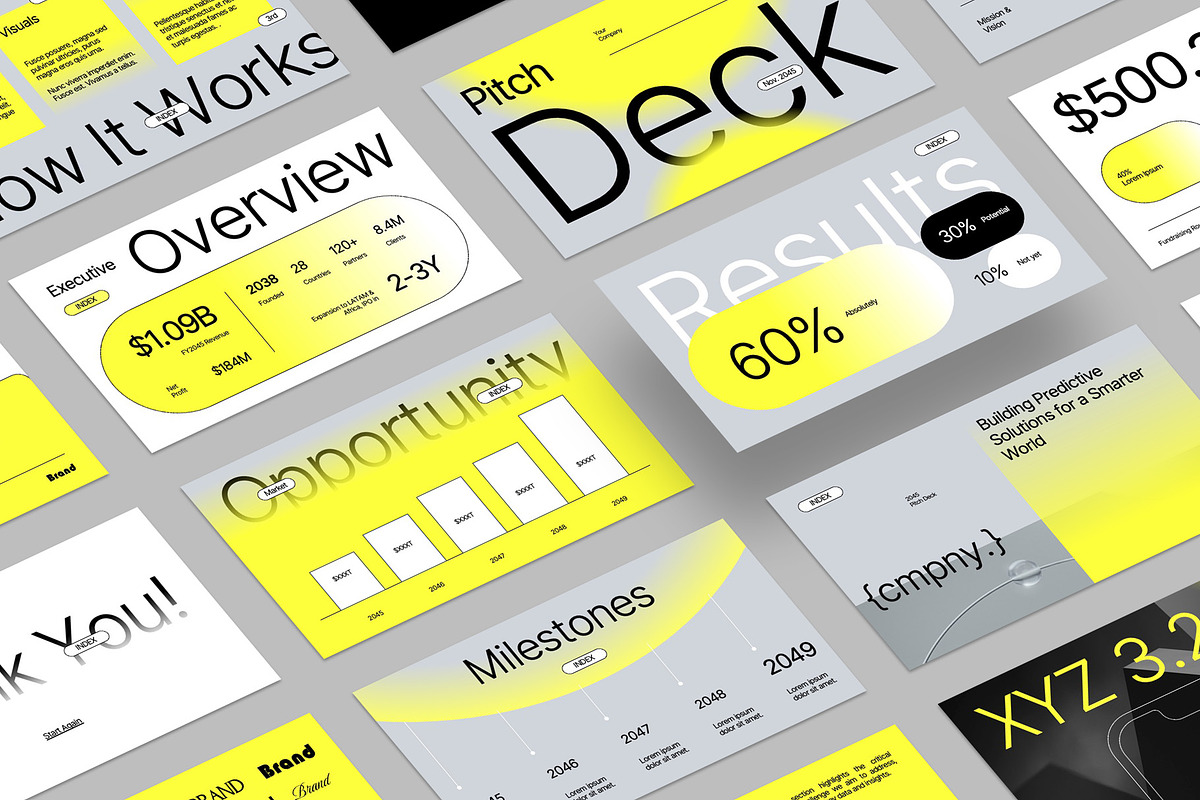 Pitch Deck Google Slides - YEELO