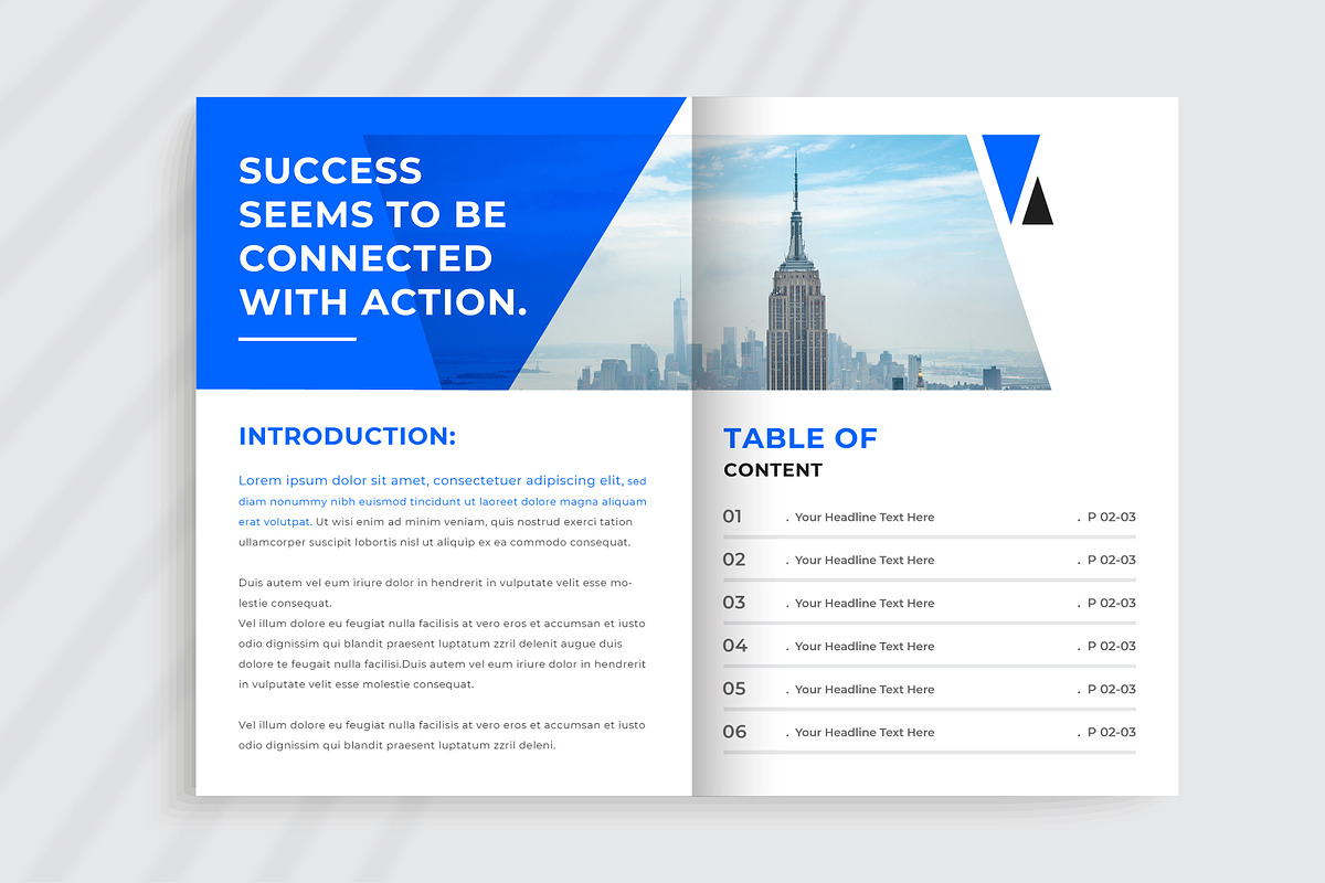 Corporate Brochure Template, a Brochure Template by pixelcreatx (Photo 3 of 6)