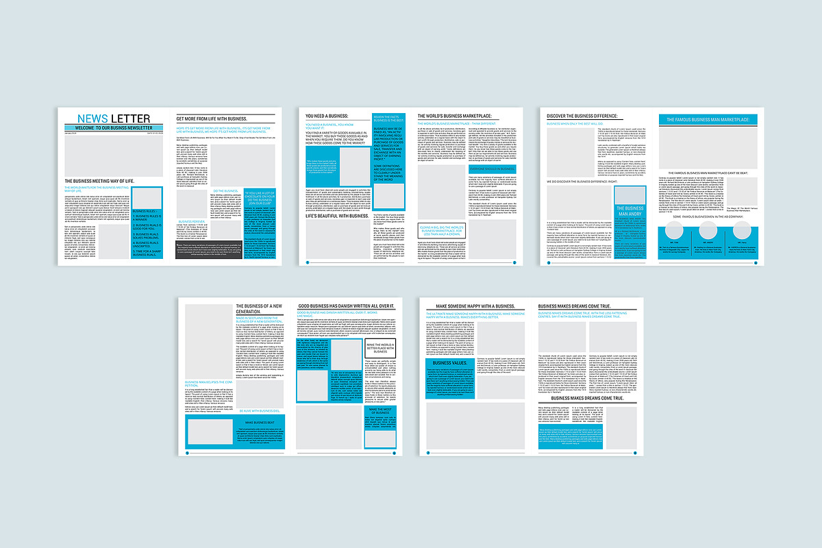 Newsletter, a Brochure Template by ROJI CREATOR (Photo 8 of 8)