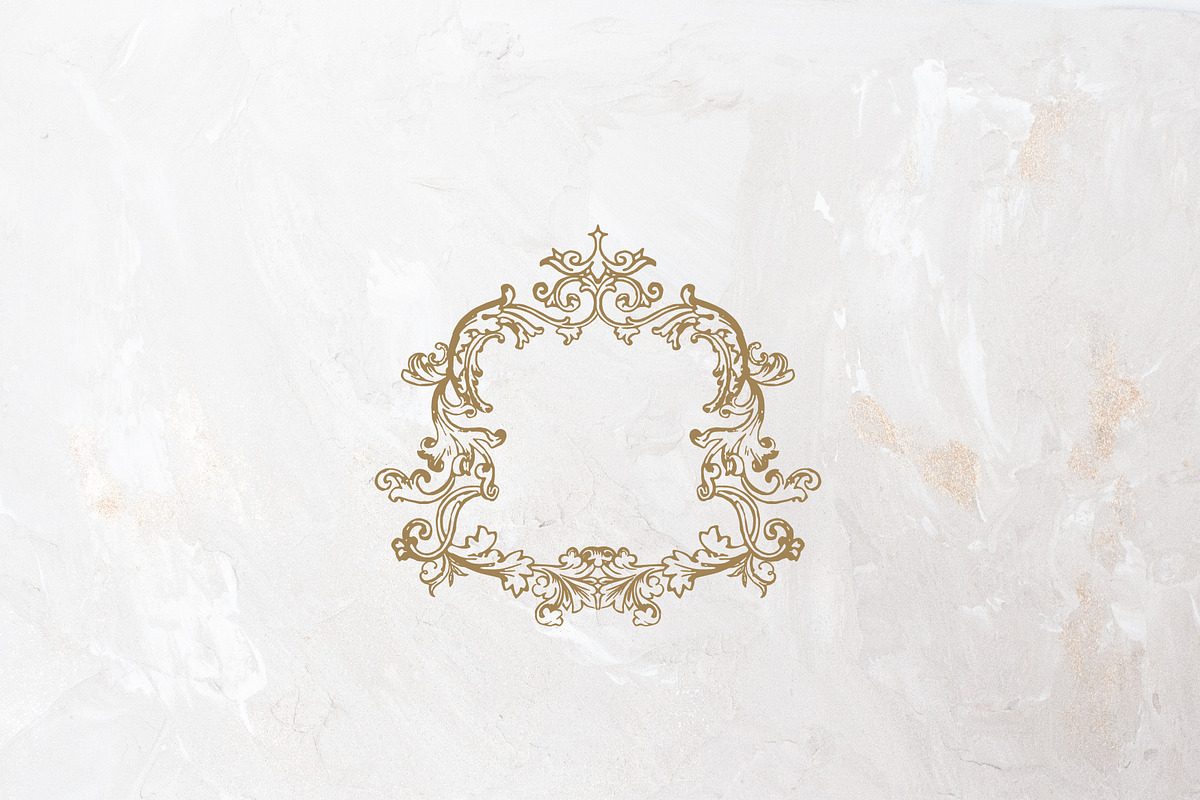 Vintage Wedding Monogram, a Branding & Logo Template by LinvitInstant