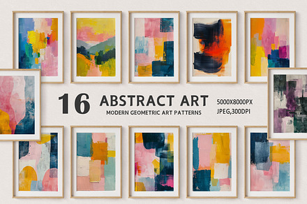 Watercolor block illustration, a Decorative Illustration by DamonYang's shop