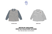Button up peter pan collar mockup, a Shirt Mockup by made_by_nope (Thumbnail 6 of 7)