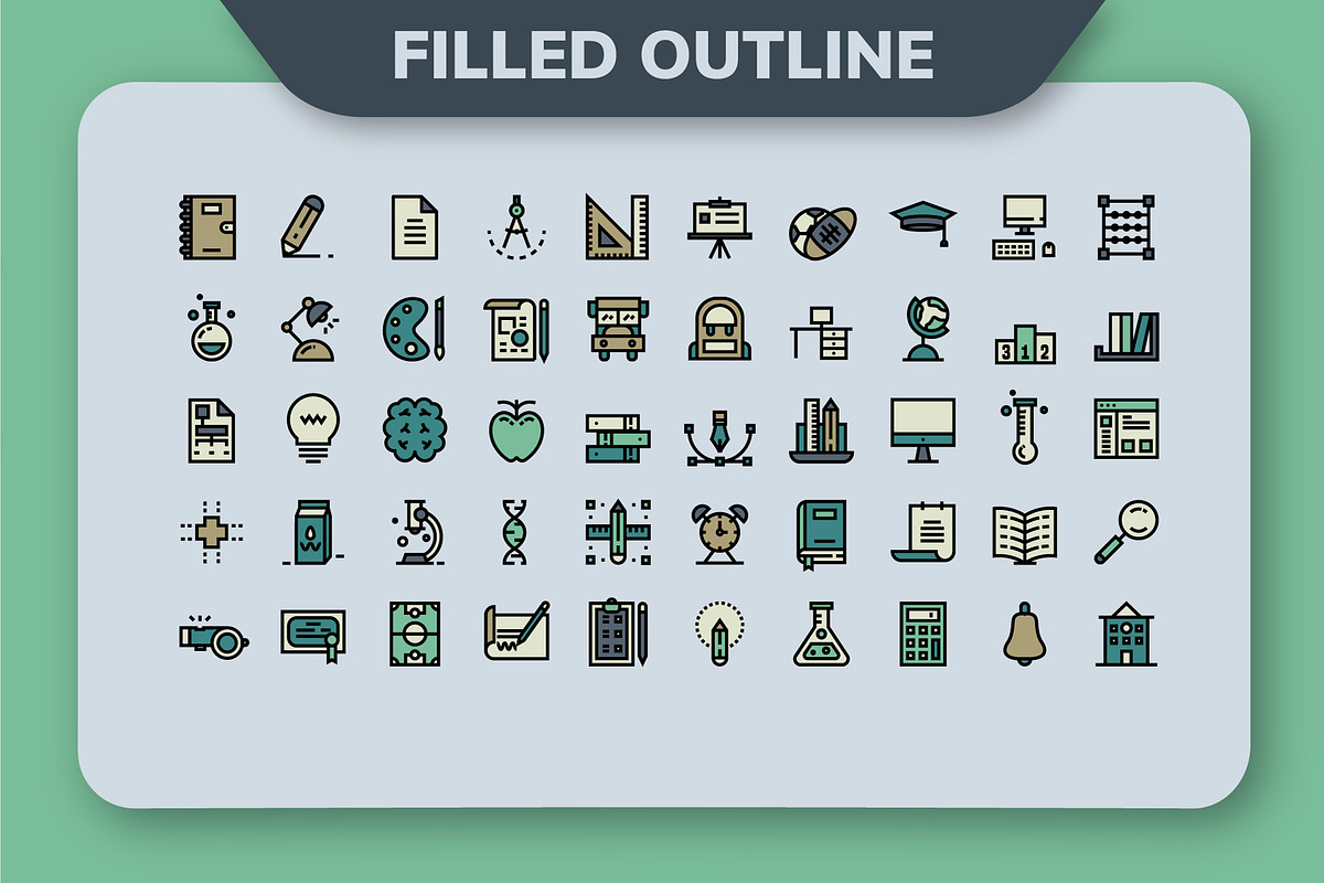 200 Education icon pack, a Solid Icon by Creastale (Photo 5 of 5)