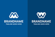 Letters MM or WW Monogram Logo, a Branding & Logo Template by Pray Art Design Studio (Thumbnail 2 of 2)