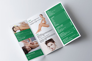 Spa Trifold A4 Brochure