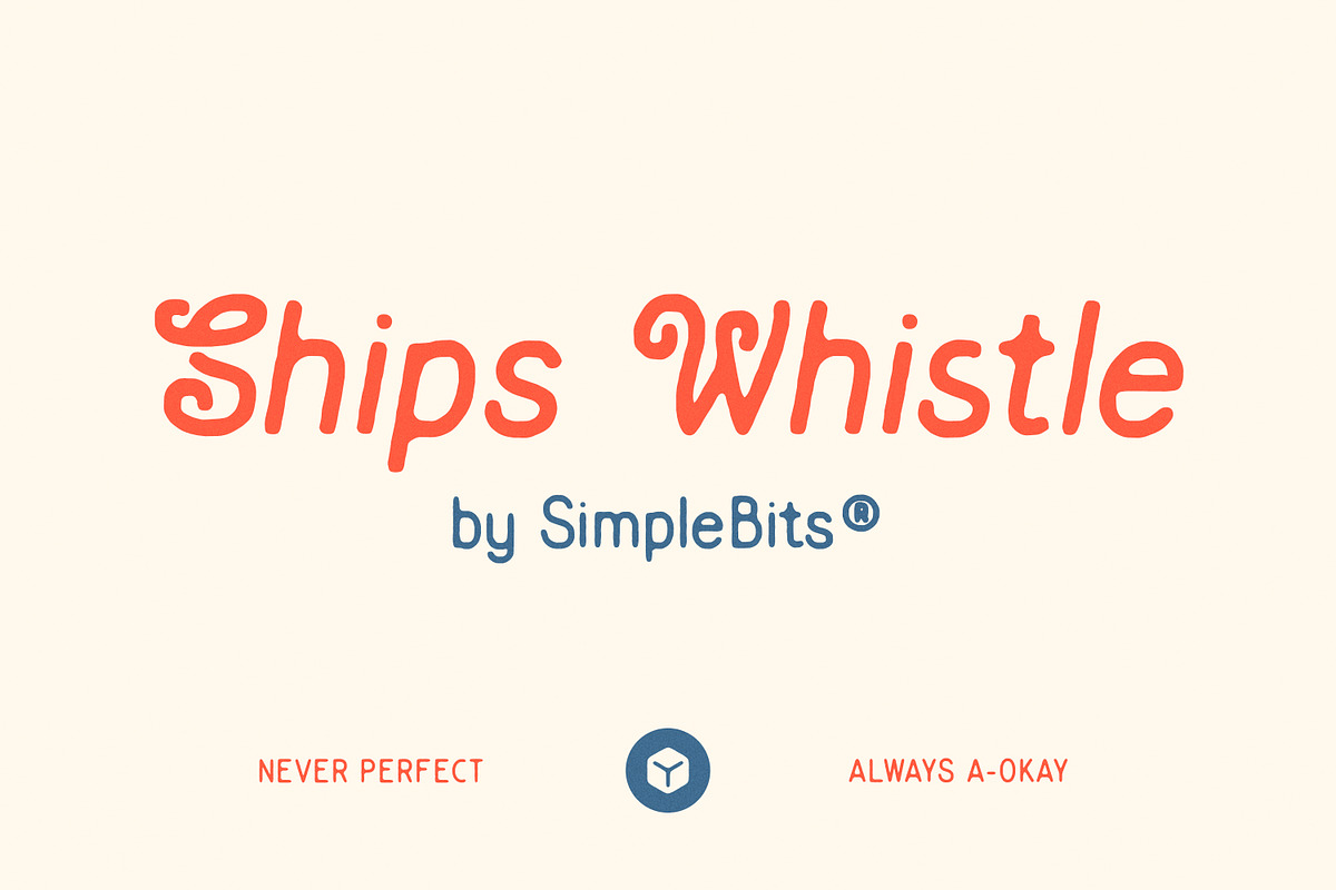 Ships Whistle — Monoline font, a Sans Serif Font by SimpleBits® (Photo 1 of 5)