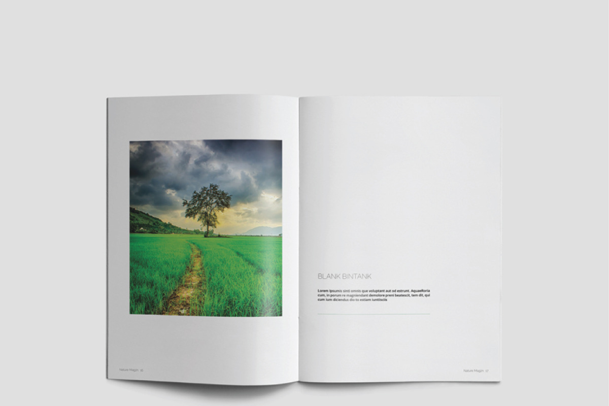 Nature Magazine, a Magazine Template by Alhaytar (Photo 9 of 15)