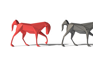 Low Poly Horses Pack