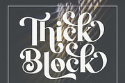 Thick Block, a Handwritten Font by Mini_World (Thumbnail 2 of 10)
