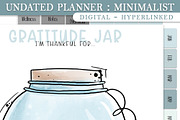 Undated Minimalistic Digital Planner, a Stationery Template by Brenda Avila Designs (Thumbnail 3 of 4)