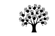 family handprint tree silhouette, an Illustration by Amazin_art (Thumbnail 10 of 29)