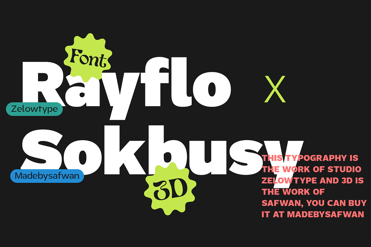 ZT Rayflo, a Sans Serif Font by zelow type (Photo 15 of 15)