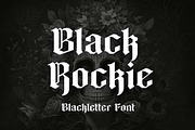 Black Rockie Blackletter Font, a Blackletter Font by UICreative (Thumbnail 1 of 13)