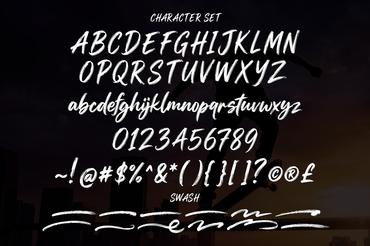 Ablinase – Authentic Brush Font, a Script Font by Sealoung (Photo 12 of 12)