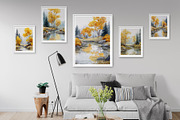Watercolor Nature Illustration, a Decorative Illustration by Housui Patterns (Thumbnail 8 of 9)