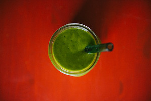 Green smoothie containing smoothie, health, and healthy drink