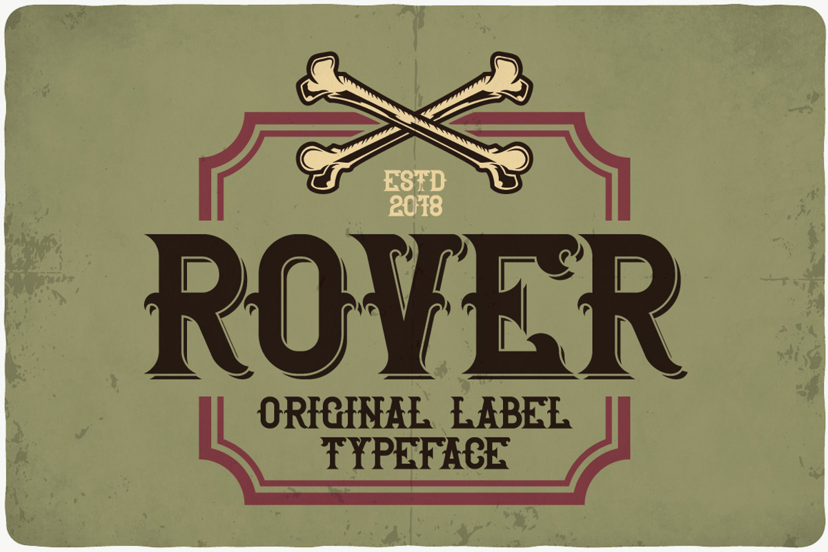 Rover typeface preview 3