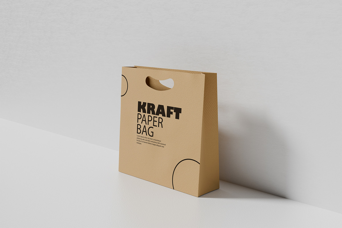 Kraft Paper Bag Mockup, a Packaging Mockup by Twins_studio926 (Photo 4 of 5)