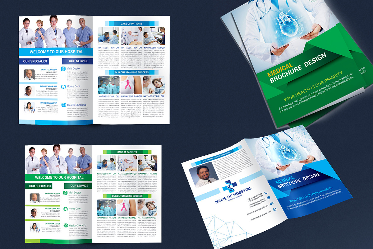 Medical Brochure, a Brochure Template by artico (Photo 2 of 3)