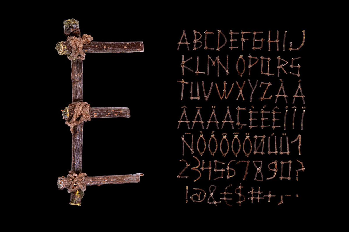 Stick Font, a Handwritten Font by Handmadefont