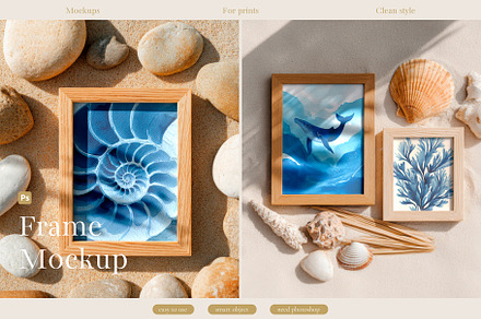 18 Coastal frame mockup