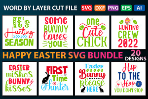 Happy Easter SVG Bundle, Easter SVG, an Object Graphic by Creative Art
