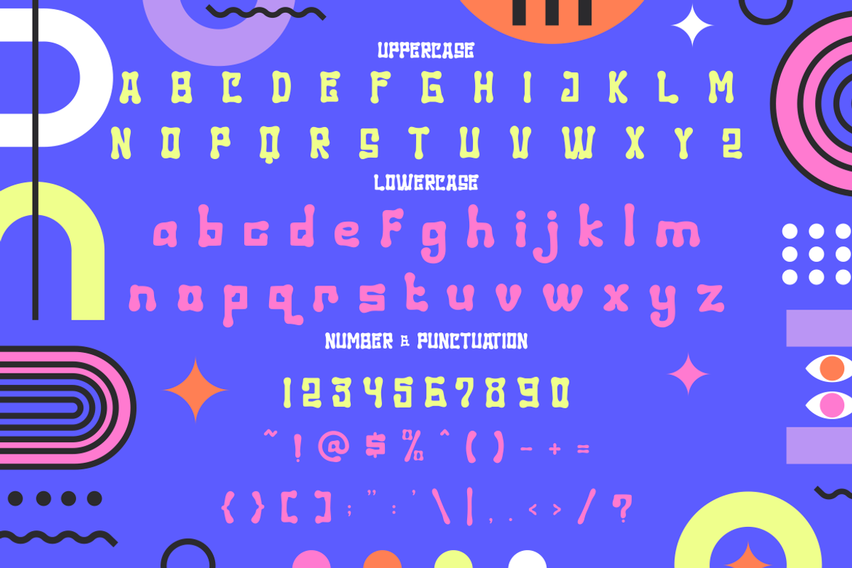 Puffsy Round - Rounded Quirky Font, a Font by PutraCetol Studio (Photo 5 of 5)