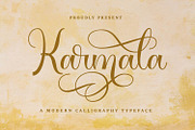 Karmala, a Script Font by sabrcreative (Thumbnail 1 of 10)