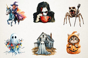 Halloween Clipart Mega Bundle PNG, an Illustration by RobertsArt (Thumbnail 6 of 7)
