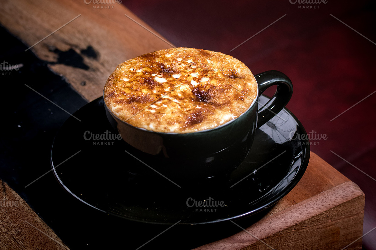 Caramel Coffee Delight on black cup, a Food & Drink Photo by addictype (Photo 2 of 2)