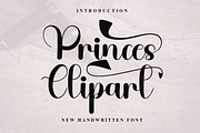 Princes Clipart, a Script Font by FreshTypeINK (Thumbnail 1 of 7)