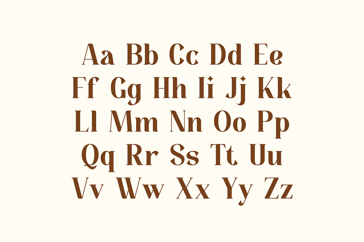 Bedjana - Cafe Serif Font, a Serif Font by Pikgura (Photo 2 of 10)