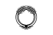 Tree of Life Circle Frame Bundle, an Illustration by Gaye Art (Thumbnail 39 of 51)