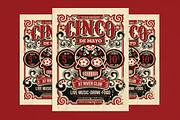 Cinco De Mayo Flyer, a Flyer Template by Muhamad Iqbal hidayat (Thumbnail 1 of 4)