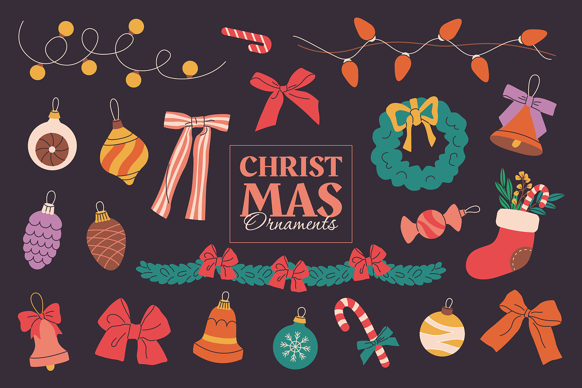 Christmas Collection | 90 elements, a Seasonal Illustration by IuliiaSavko (Photo 5 of 10)