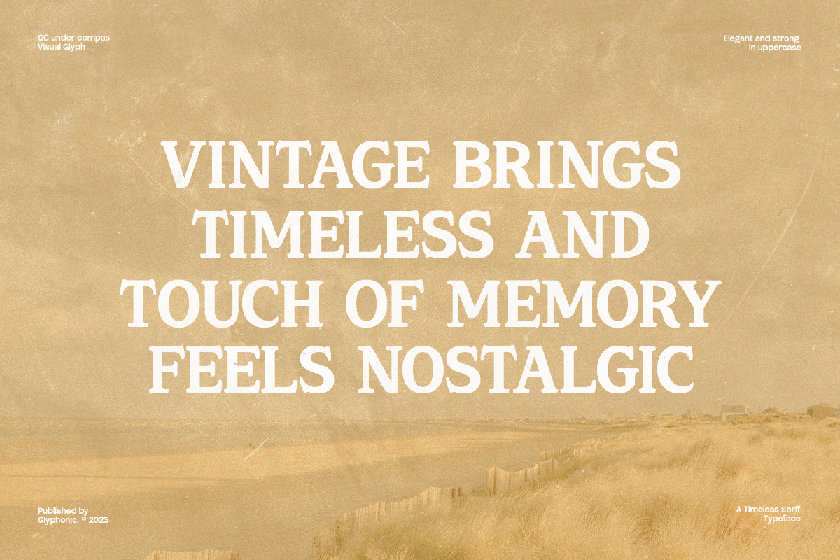 GC Under Compas – Timeless Serif, a Serif Font by Glyphonic (Photo 3 of 15)